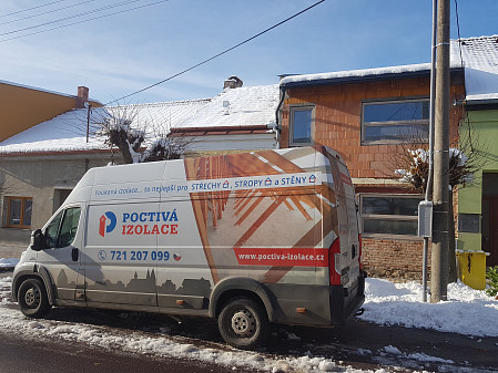 Zateplení rekonstruovaného rodinného domu v Moravských Budějovicích